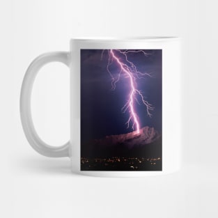 Lightning over Tucson (E145/0292) Mug